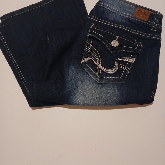 EUC Lei Sophia Hipster Flare Jeans Size 11 Juniors - Picture 5 of 7